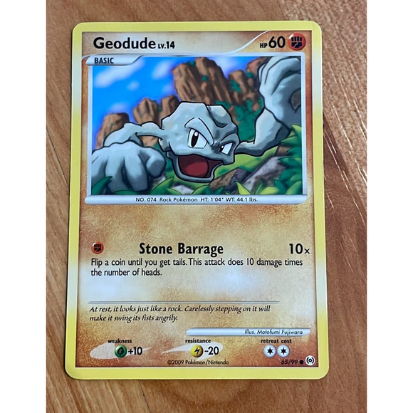 Geodude Pokémon Card - Picture 1 of 2